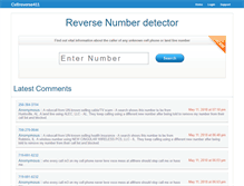 Tablet Screenshot of cellreverse411.com